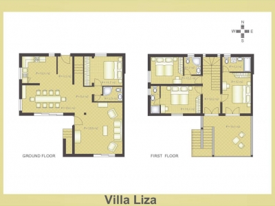 Layout of Villa Liza